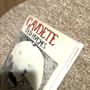GAUDETE autorstwa TED HUGHES 1977 Vintage Pierwsze wydanie amerykańskie Twarda oprawa Bardzo dobra kolekcja niekonwencjonalnej poezji
