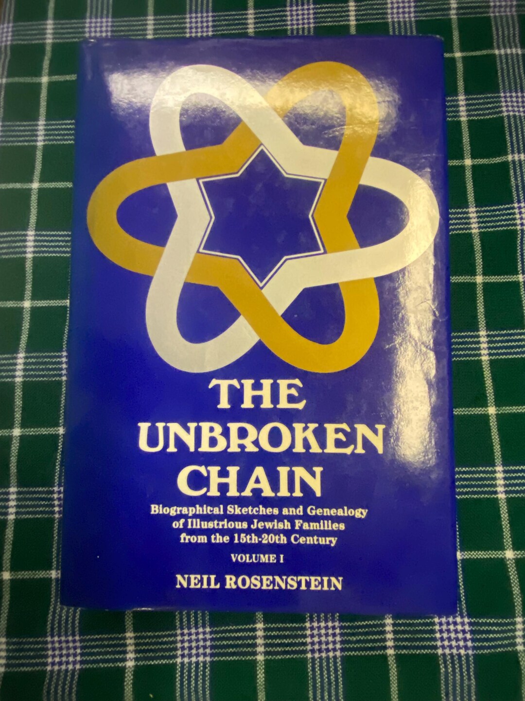 The Unbroken Chain Vol 1 Genealogy Jewish Families Book Neil Rosenstein ...