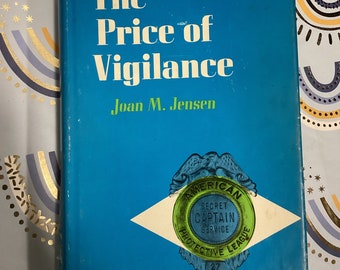 1968 The Price of Vigilance First Edition Hardcover by Joan M. Jensen, Espionage History, Cold War Domestic Intelligence, Rare Vintage Book