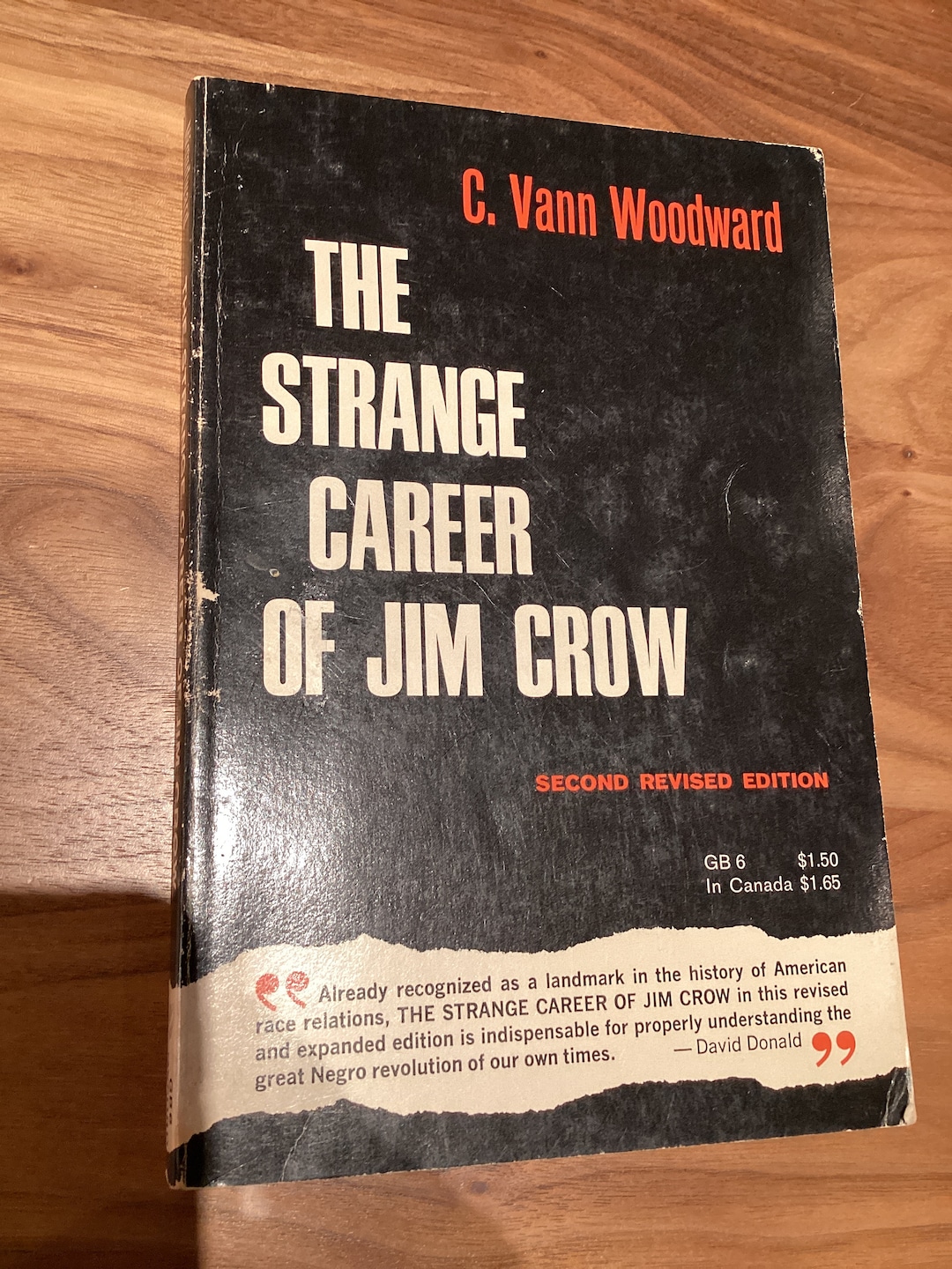 The Strange Career of Jim Crow by C Van Woodard, 1969 Second Edition - Etsy