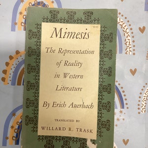 Mimesis by Erich Auerbach: 1968 1st Edition, Literary Criticism
