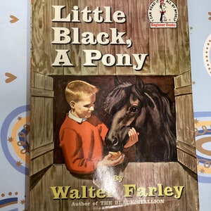 1961 LITTLE BLACK PONY von | Erste Ausgabe. Hardcover Vintage Kinderbuch. [Sehr gut]