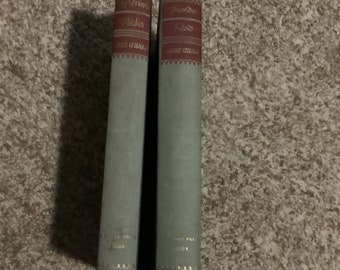1941 MY FRIEND FLICKA And Thunderhead Book Set By Mary O'Hara. First Edition, Later Printing. Hardcover Book Slipcase Green Boards V Good
