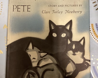 PERCY, POLLY And PETE 1952 By Clare Turlay Newberry  | Vintage Rare Hardcover Children&#39;s Book | First Edition Early Print | Very Good.
