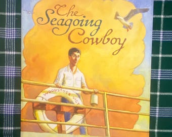The Seagoing Cowboy 1st Edition Hardcover, Peggy Reiff Miller Geschichtsbuch zum Zweiten Weltkrieg signiert