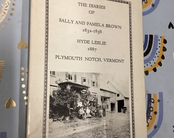 THE DIARIES OF Sally and Pamela Brown & Hyde Leslie 1979 Second Edition Vintage Softcover Book. (Very Good.)