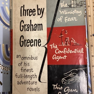 THREE By GRAHAM GREEN [1952] Vintage Hardcover Book Three Novels in One