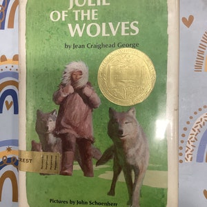 Signed Julie of the Wolves Vintage Hardcover - 1972 Newbery Medal Winner