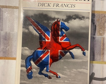 Flying Finish: Dick Francis, Vintage First Edition Mystery Novel