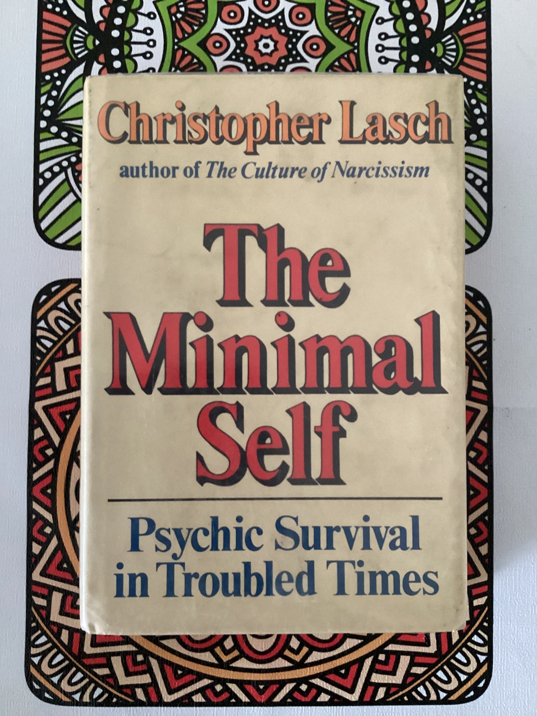 The Minimal Self by Christopher Lasch: 1984 First Edition Hardcover - Etsy