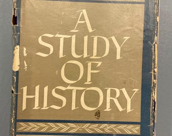 Vintage 'A Study of History' Hardcover Book, 1947 5th Printing