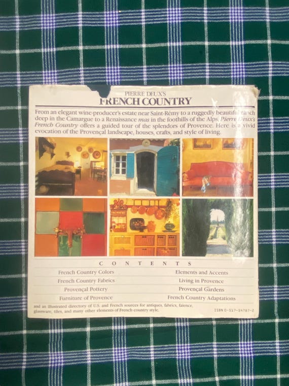Pierre Deux French Country Style Source Book | 1984 First Edition