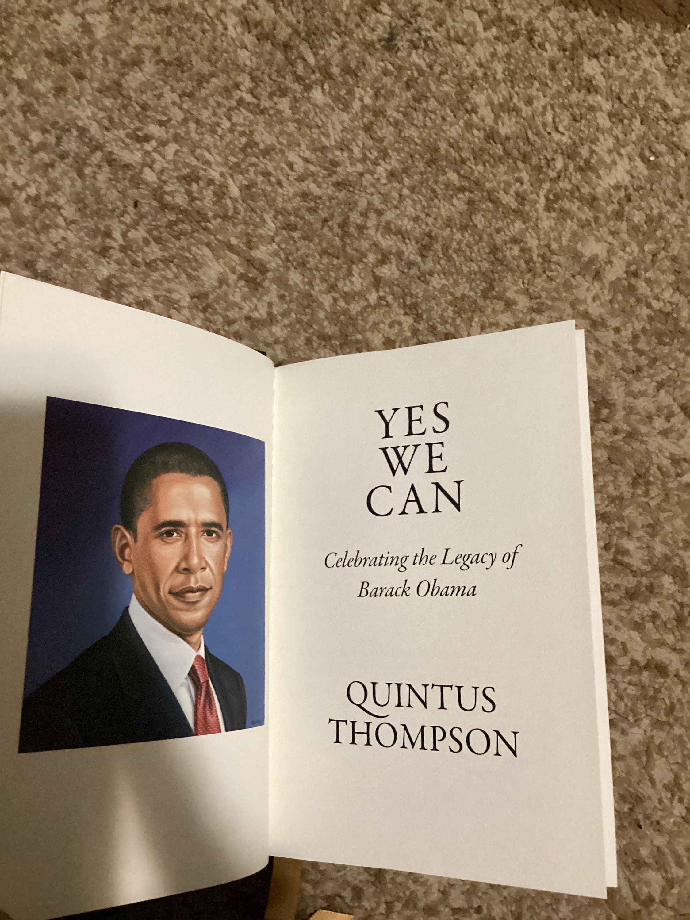 バラク・オバマ「Yes We Can」コレクターズブック：金箔押しレザー