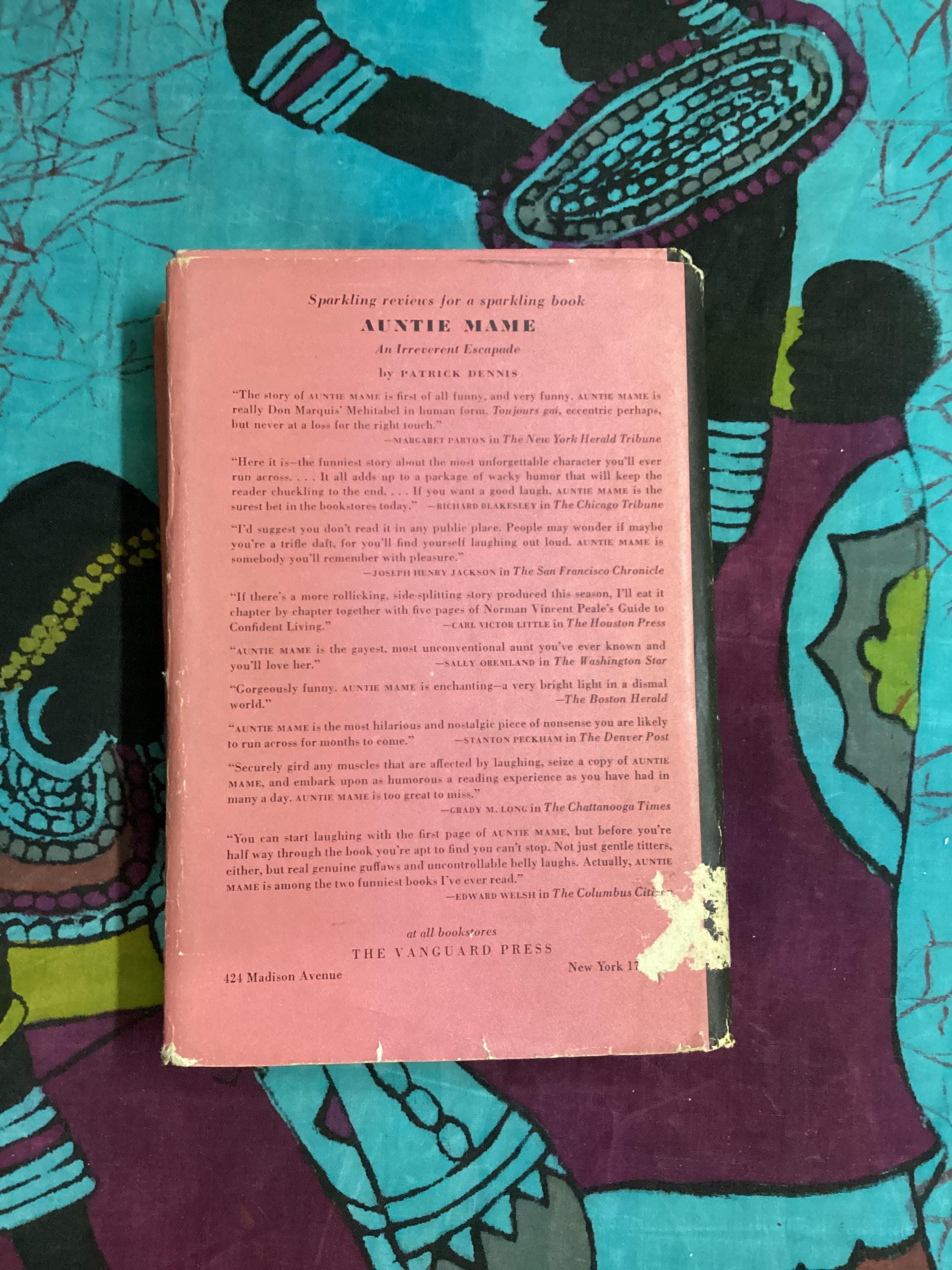 Auntie Mame: Rare 1955 First Edition Hardcover Book - Etsy