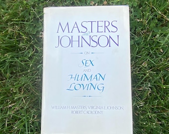 Vintage 1986 Sex and Human Loving Book van Masters & Johnson