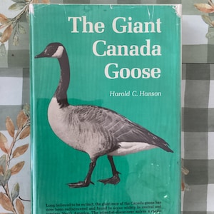 The Giant Canada Goose Rare Vintage First Edition Hardcover Book 1965 By Harold C. Hanson| Very Good For Enthusiasts Buffs & Collectors