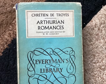 Arthurian Romances: Chrétien de Troyes, 1955 Vintage Hardcover