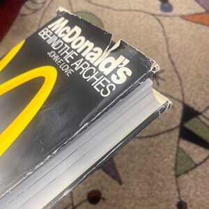 Mcdonald's: Behind the Arches, 1st Edition Hardcover, 1986 - Etsy
