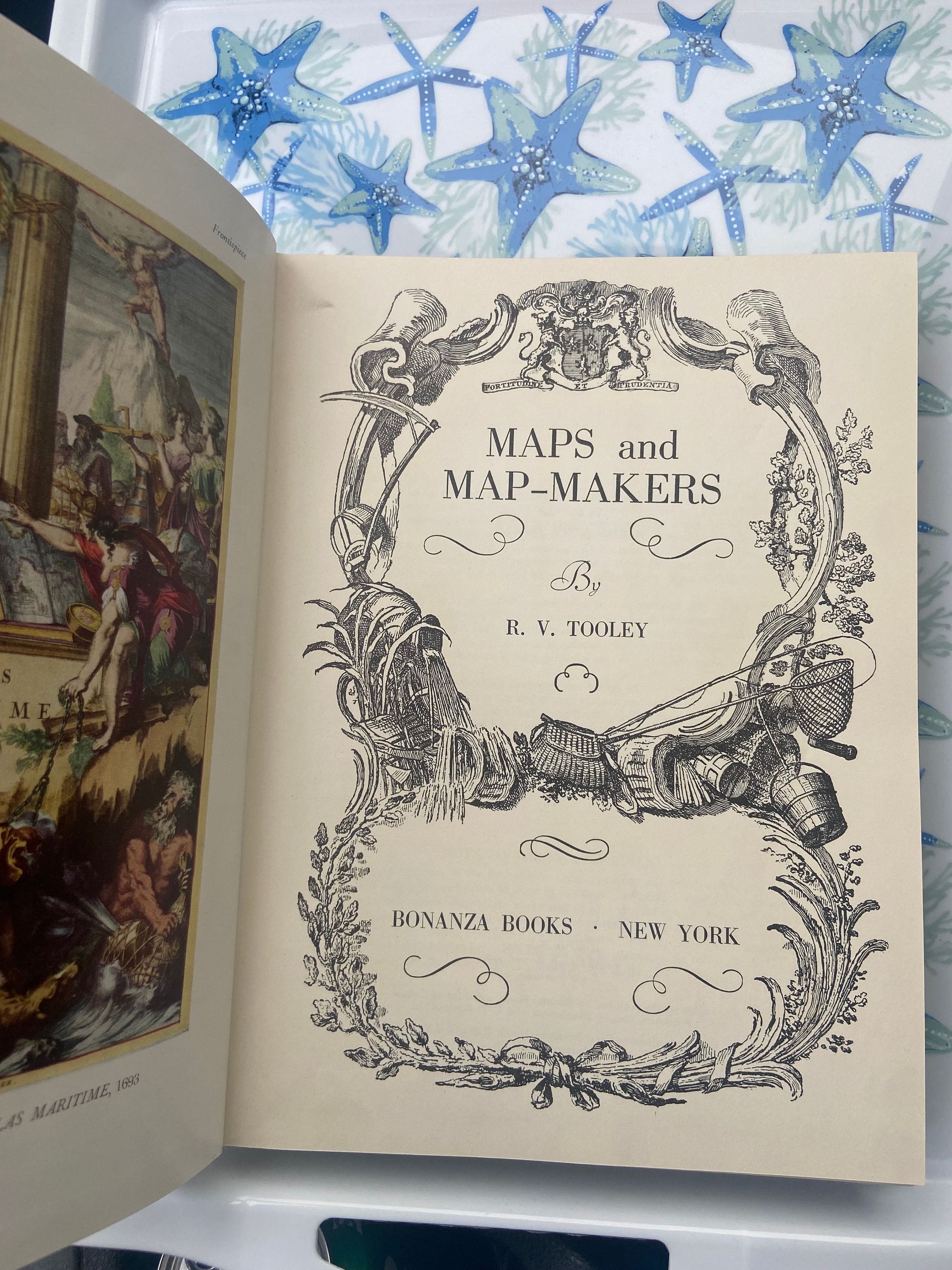 Vintage Maps & Mapmakers Hardcover Book by R.V. Tooley, 1962 - Etsy