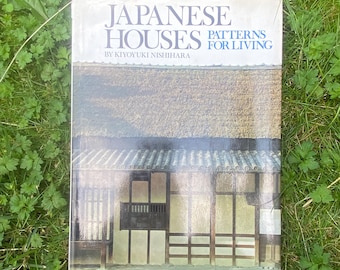Collectible Rare Vintage Japanese Houses Book, 1st Edition 1968 by Kiyoyuki Nishihara