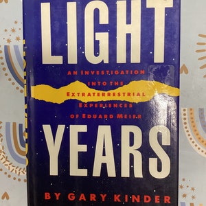 LIGHT YEARS RARE Vintage Hardcover Book By Gary Kinder 1987