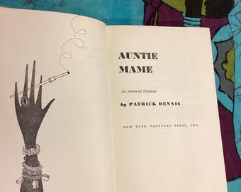 Auntie Mame: Rare 1955 First Edition Hardcover Book - Etsy