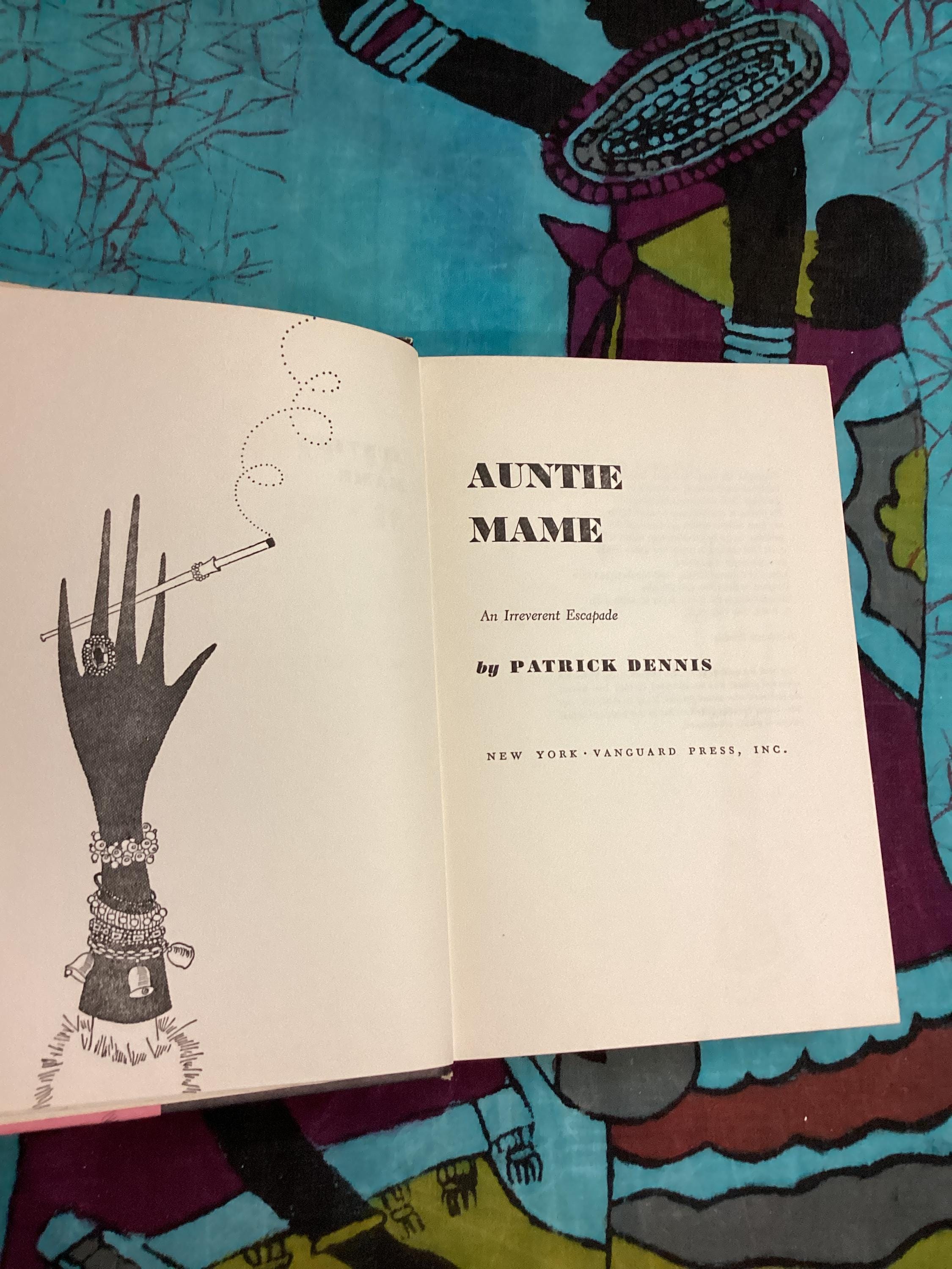 Auntie Mame: Rare 1955 First Edition Hardcover Book - Etsy