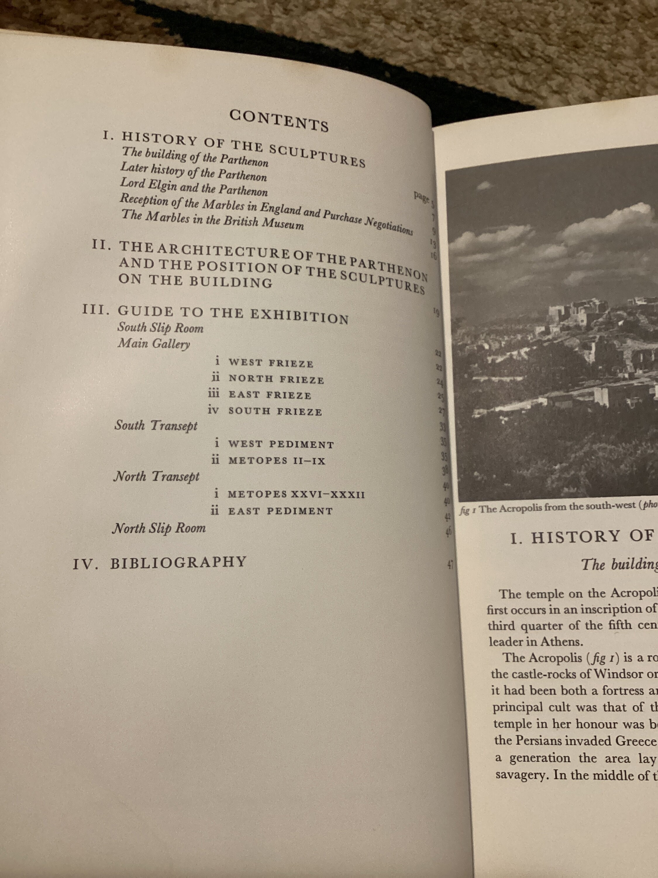 An HISTORICAL GUIDE to the SCULPTURES of the Parthenon 1965 | British ...