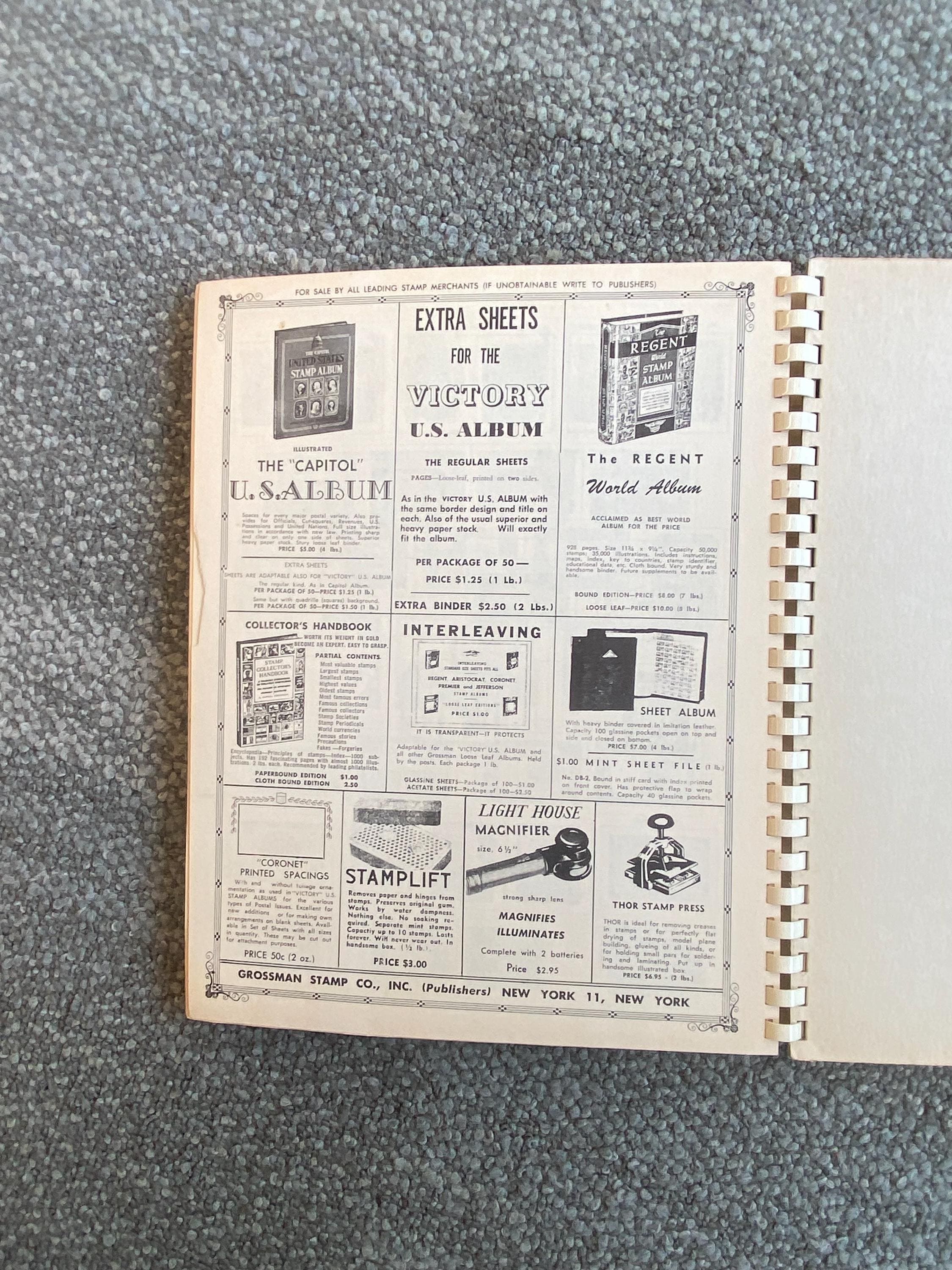 Vintage US Stamp Album | 1860s-era American Stamps | 1959 Grossman  display picture 1