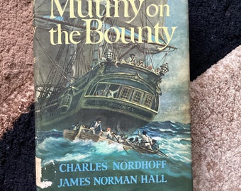 Meuterei auf der Bounty: Nordhoff & Hall, 1960 Vintage Hardcover