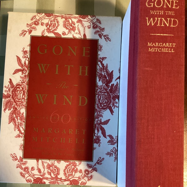 1996 "GONE WITH The WIND" By Margaret Mitchell. 60 Anniversary Edition. (Slipcase). Very Good Commemorative Edition | V G Collectible