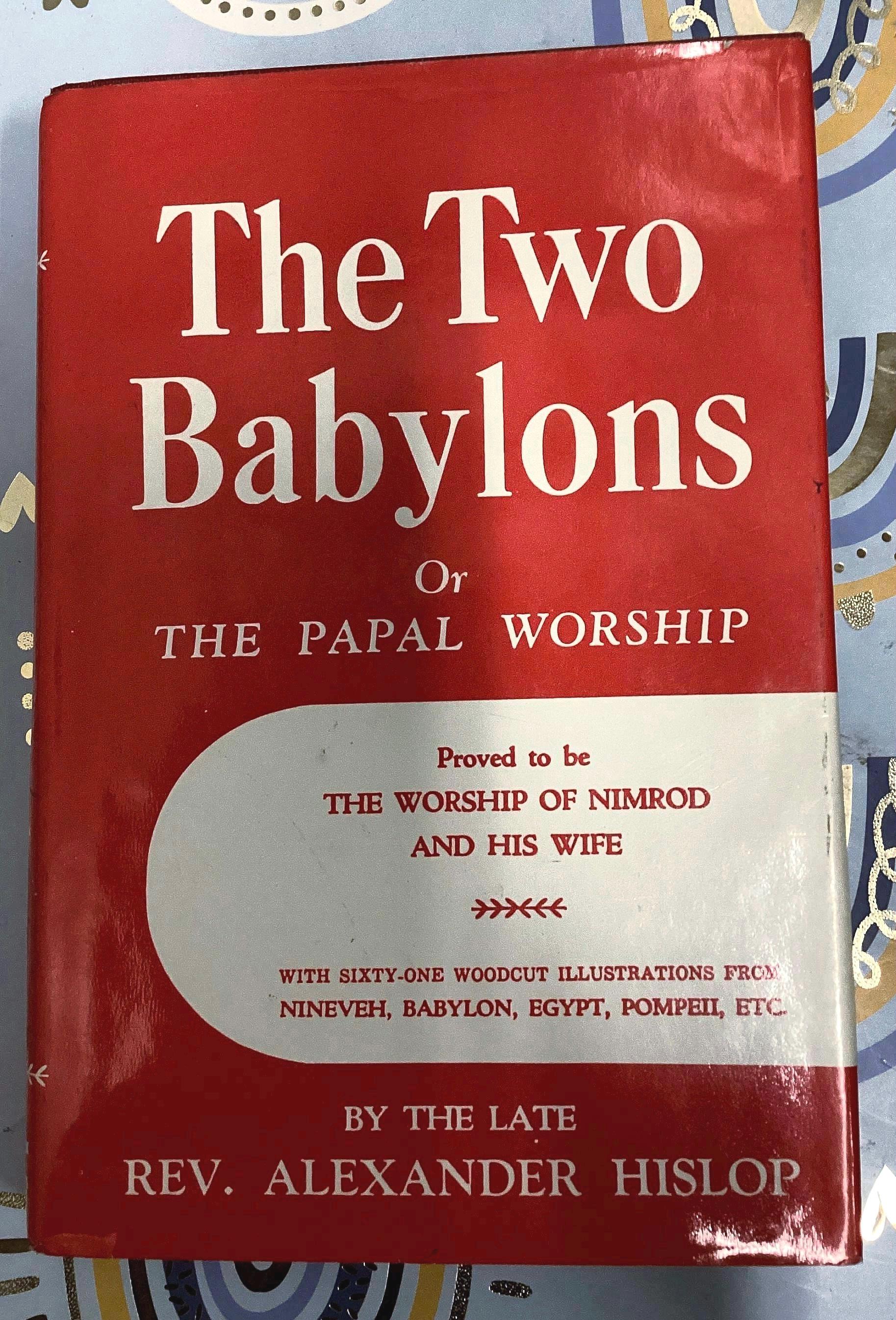 The Two Babylons Book: 1959 Alexander Hislop, Papal Worship - Etsy