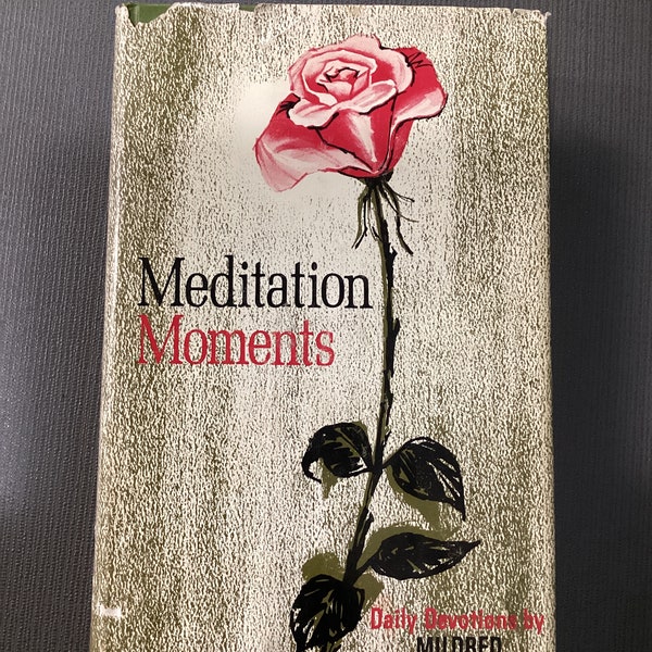 1967 MEDITATION MOMENTS For Women By MILDRED Stamm | Fine Vintage Early Edition Hardcover Book | Rare  Book From the 60s Counterculture Era