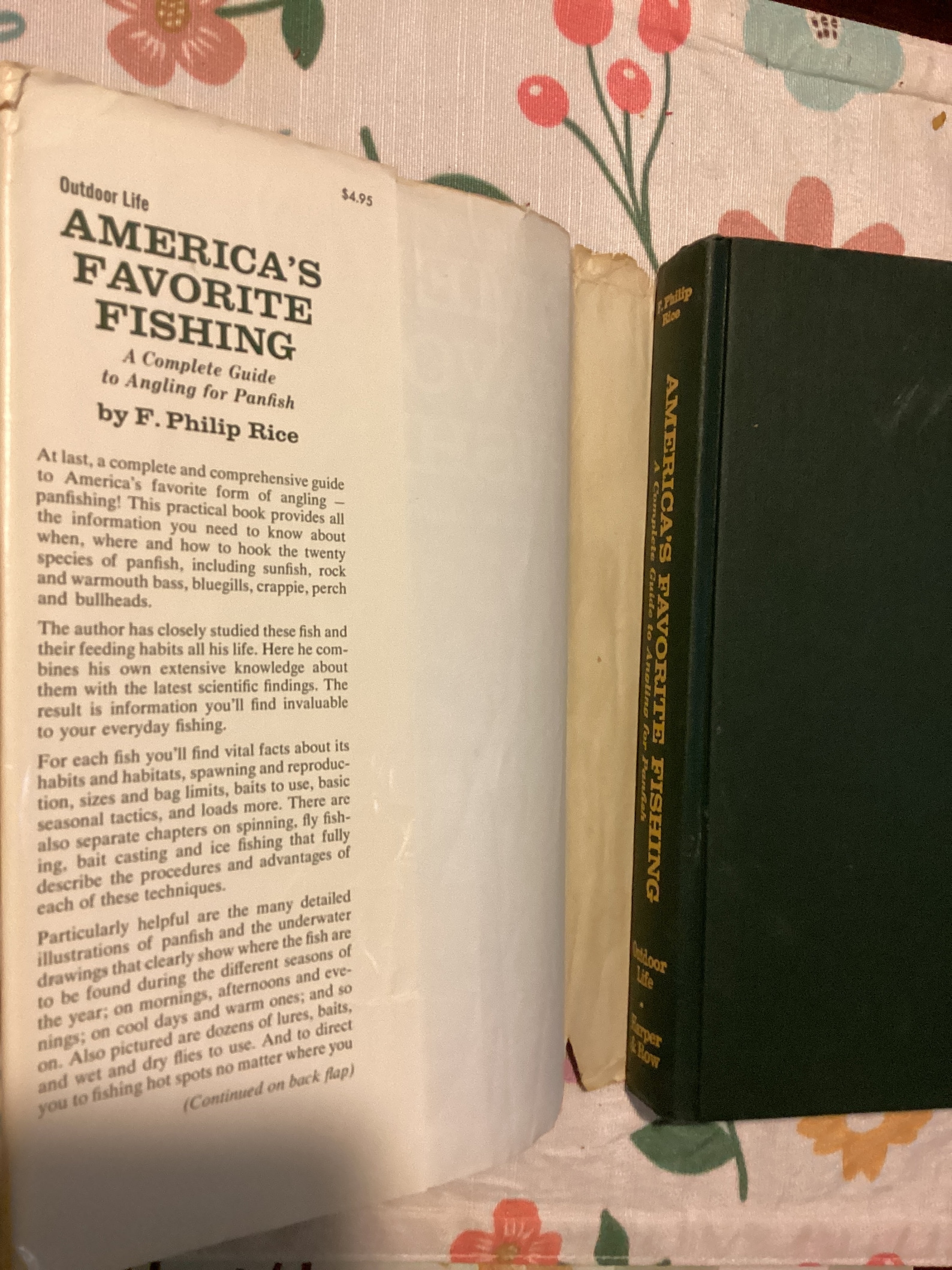 Vintage Panfishing Guide: America's Favorite Fishing by F. Philip Rice ...