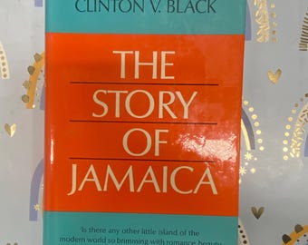 Libro antiguo de historia de Jamaica: Clinton V. Black, edición revisada de 1972