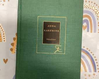 Anna Karenina: Scarce Vintage Hardcover, Modern Library Edition, 1950