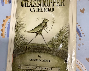 Grasshopper on the Road by Arnold Lobel: 1978 Vintage Children&#39;s Book