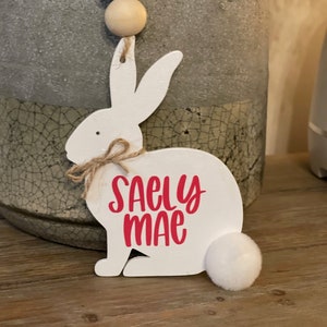 Customizable Easter Basket Name Tag for kids, adults, grandparents, and friends