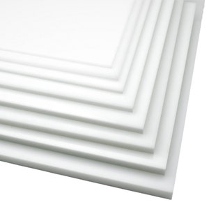 BuyPlastic Natural White HDPE Plastic Sheet , High Density Polyethylene Board