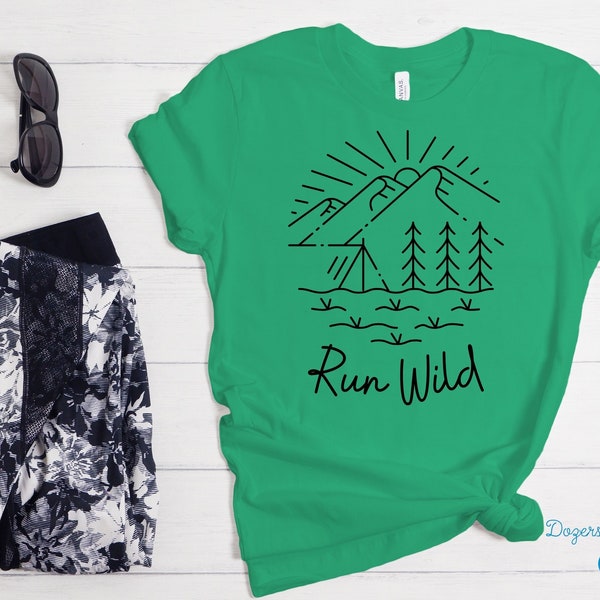 Run Wild Svg, Running Svg, Run Wild Vinyl Designs, Travel Svg, Runner Svg, Svg for Shirts, Mug Svg, Svg Designs, Cut Files, Adventure Svg