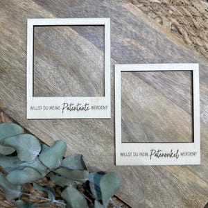 Polaroid | Fotorahmen | Patentante | Patenonkel