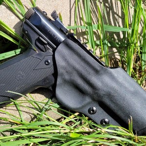 Ruger Mark IV Left Hand Holster 22/45 Tactical Optic Cut Made for Suppressor
