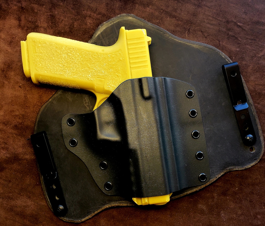 Polymer 80 Hybrid Leather Kydex Holster Etsy