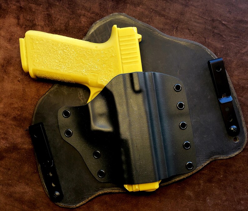 Polymer 80 Hybrid Leather Kydex Holster Etsy