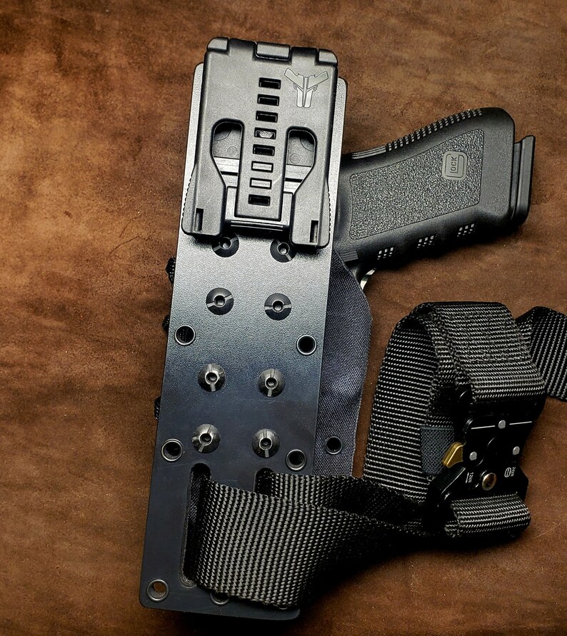 Glock 17 Canvas Covered Kydex 7X Holster LEG STRAP INCLUDED Etsy