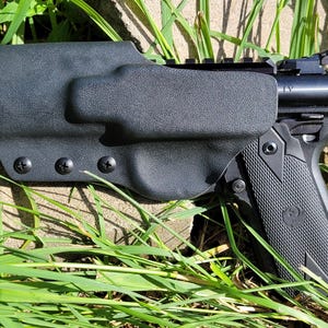 Ruger Mark IV Holster 22/45 Tactical Optic Cut Made for Suppressor image 2