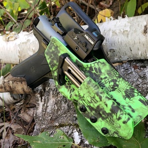 Ruger Mark IV Holster 22/45 Lite Optic Cut Extreme Duty Zombie Green