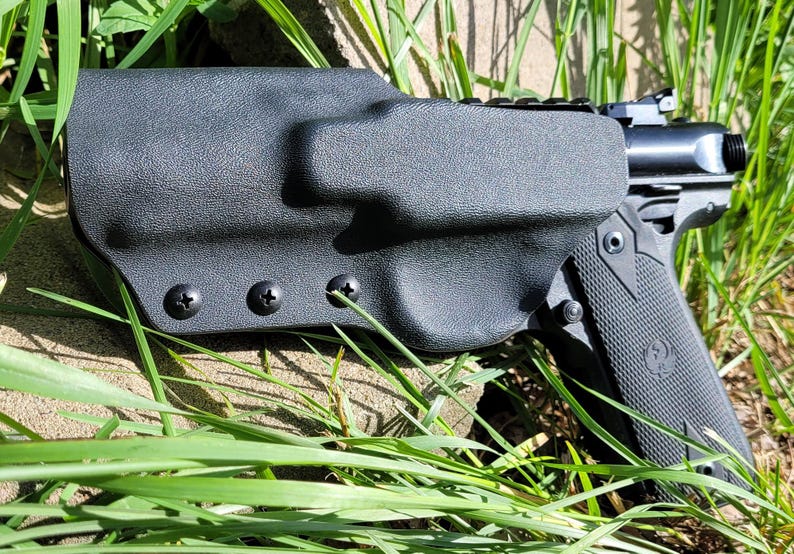 Ruger Mark IV Holster 22/45 Tactical Optic Cut Made for Suppressor image 3