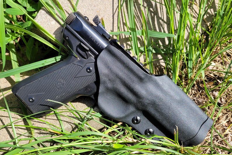 Ruger Mark IV Holster 22/45 Tactical Optic Cut Made for Suppressor image 1