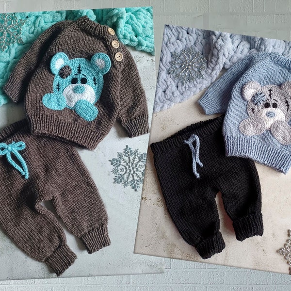 Knitted Baby Clothes Etsy